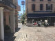 Pedestrian street of Lavandou at the foot of the apartment